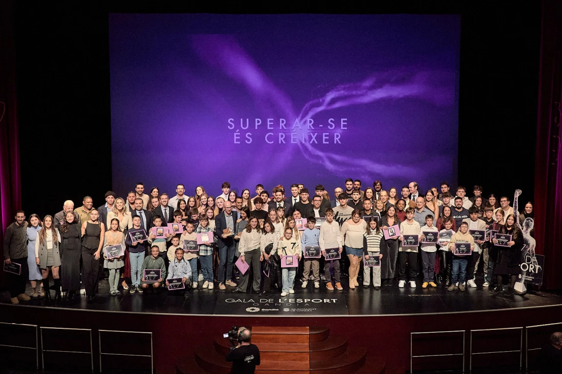 Gandia reconoce a Xavi Cabanilles y Cintia Frasquet como deportistas del año