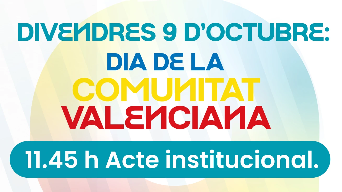 El 9 d'Octubre también se vive en Oliva: El Ayuntamiento prepara una programación especial