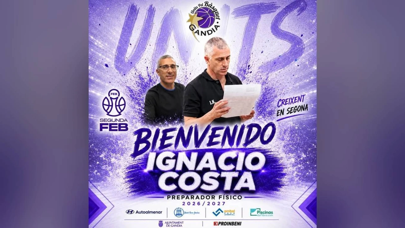 Ignacio Alejandro Costa se incorpora a Units Pel Bàsquet Gandia como preparador físico