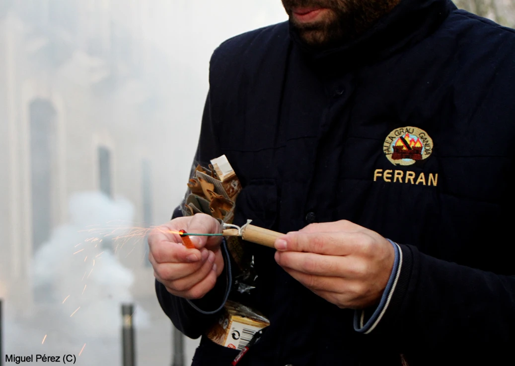 Fallas de Gandia: Horario y edades para el disparo de cohetes