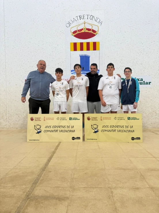 El equipo infantil del Club de Pilota de Piles se proclama subcampeón provincial