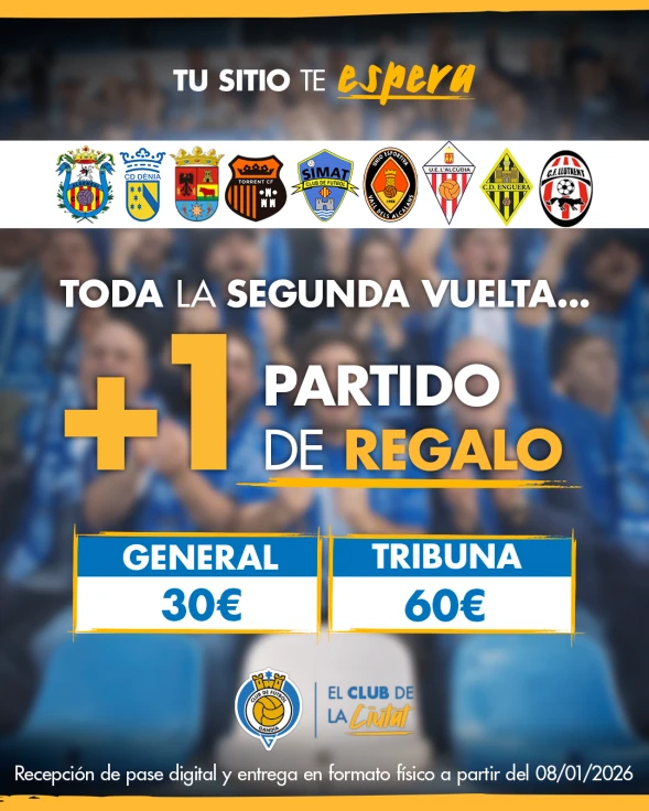 El CF Gandia presenta su campaña de socios de media temporada