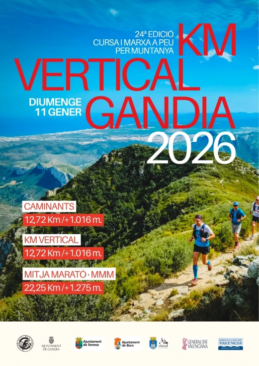 Gandia pone en marcha la 24ª edición del Kilómetro Vertical