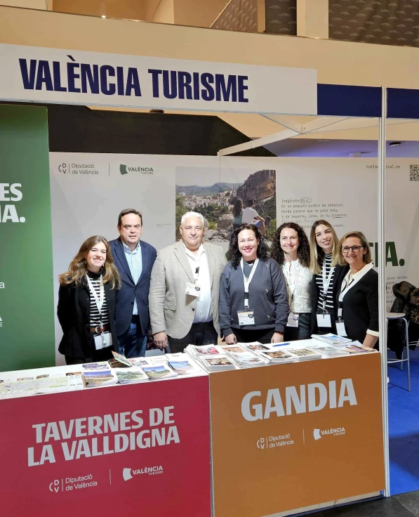 La oferta turística de Gandia, Oliva y Tavernes despierta gran interés en la Feria de Turismo de Navarra