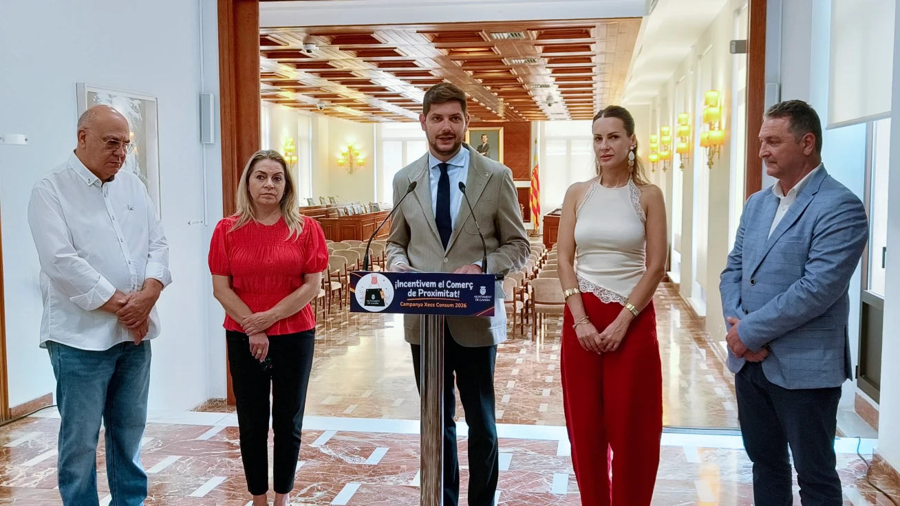 Gandia presenta el Xec Consum 2026: cómo obtenerlo y dónde se puede utilizar