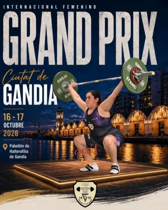 La élite de la halterofilia femenina se cita en el Grand Prix Internacional Ciutat de Gandia