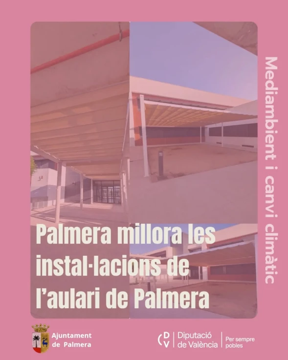 Palmera avanza en la creación de un refugio climático en el Aulari CRA Mondúver-Safor