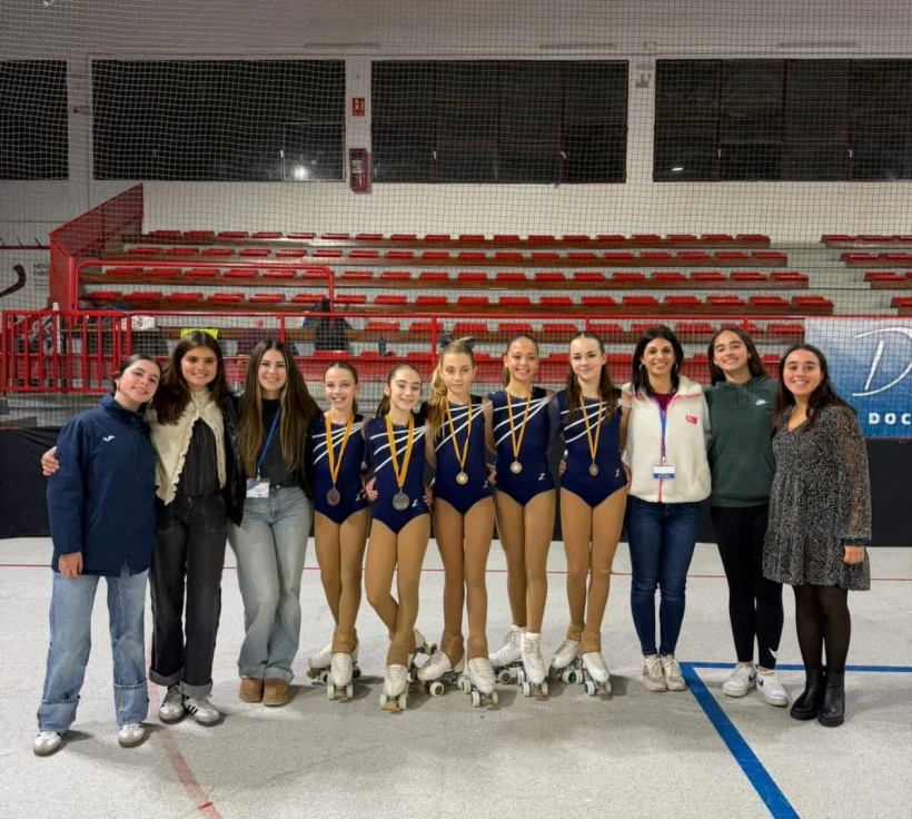 Triplete de medallas del Club de Patinatge Daimús en el Trofeo Nacional de Arenys de Munt