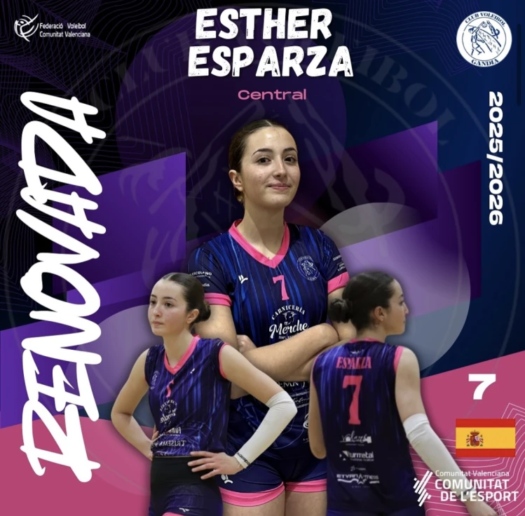 Tres jugadoras juveniles del Club de Voley Gandia se incorporan al senior femenino de 1ª División