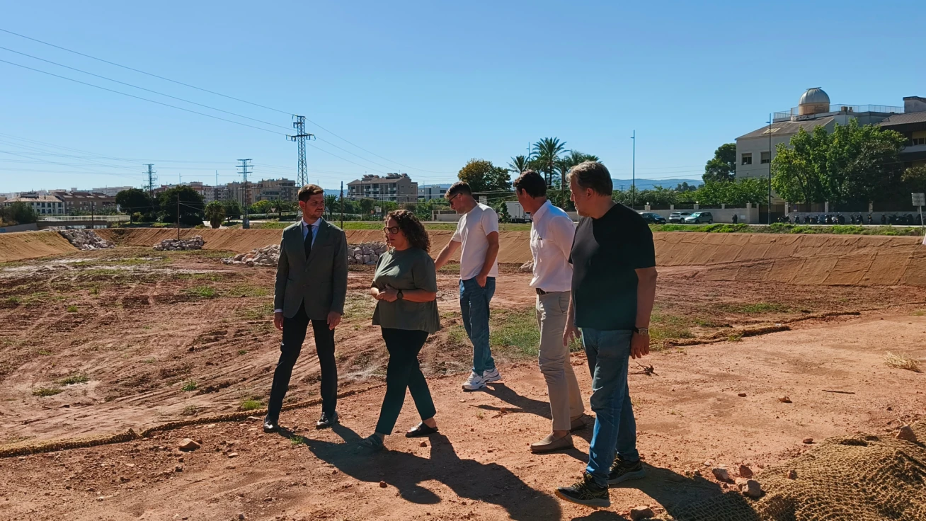 Avanzan las obras de renaturalización del barranco de Beniopa para evitar inundaciones