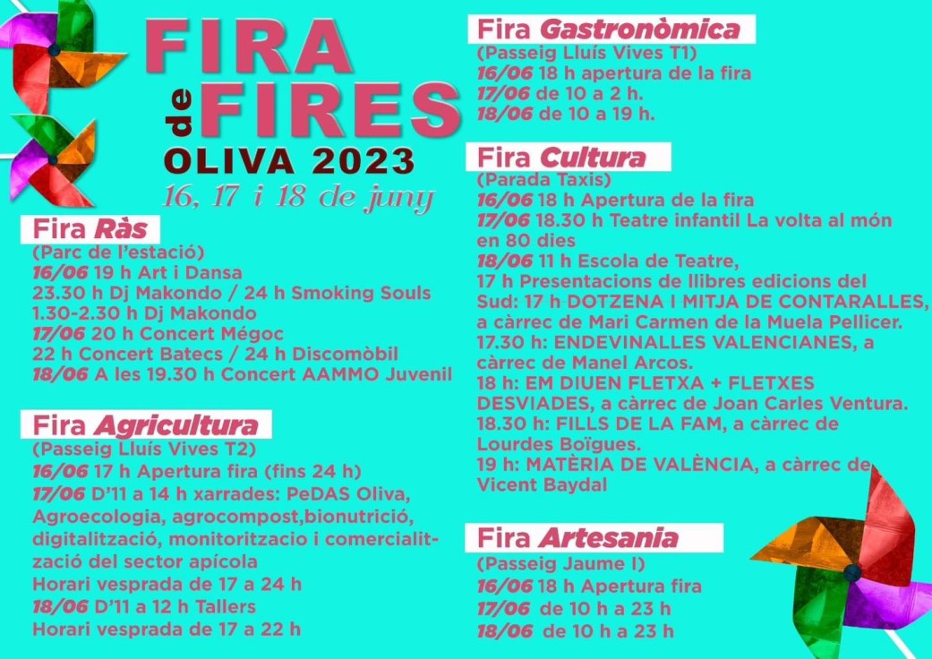 Oliva celebra este fin de semana su Feria
