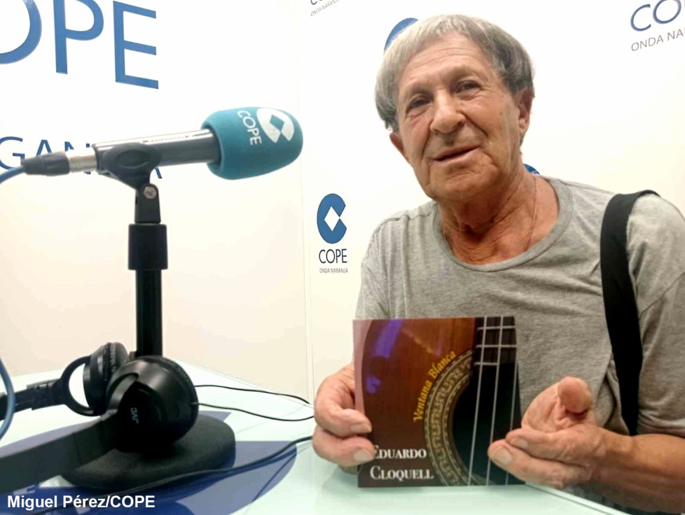 A sus 80 años Eduardo Cloquell pone letra y música a canciones con sentimiento a Gandia y a la Safor