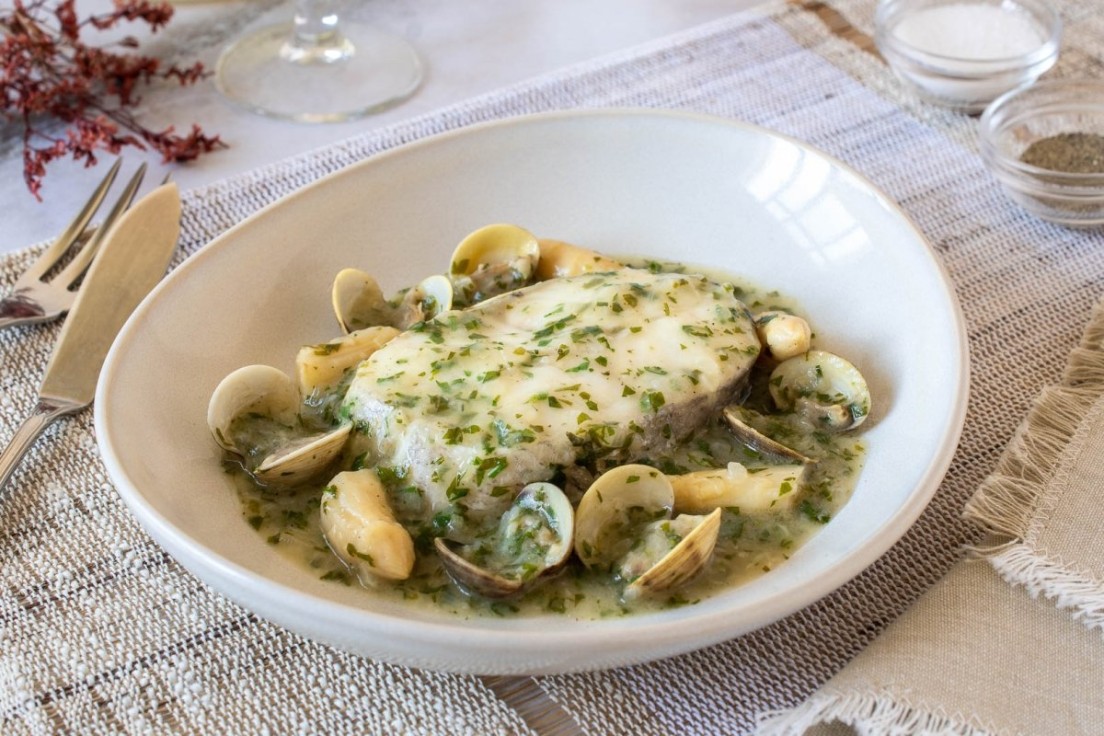 Merluza en salsa verde casera