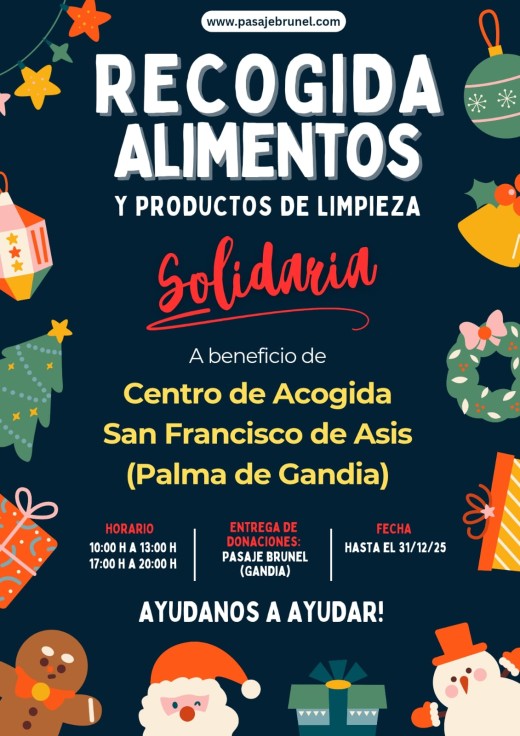 Recogida de alimentos para los Franciscanos