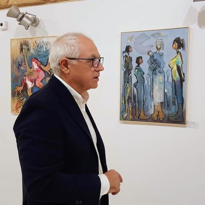 Ricard Pérez, de la Fundación Balearia visita l'àgora
