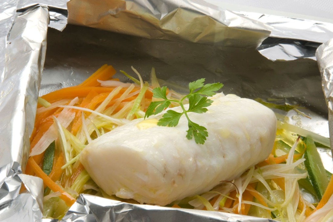 Pescado en papillote