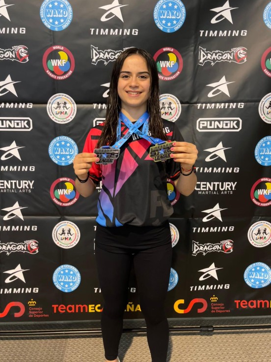 Andrea Martínez ha sido número uno del ranking mundial de kickboxing