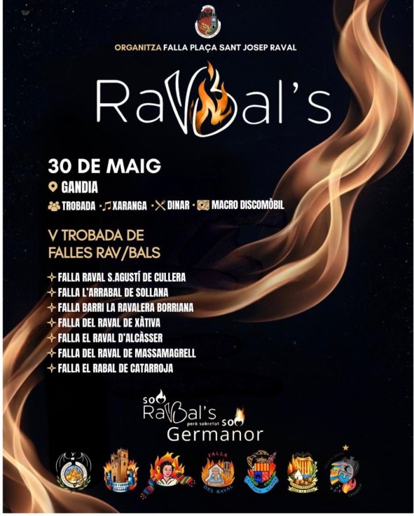 Encuentro de Fallas Raval en Gandia