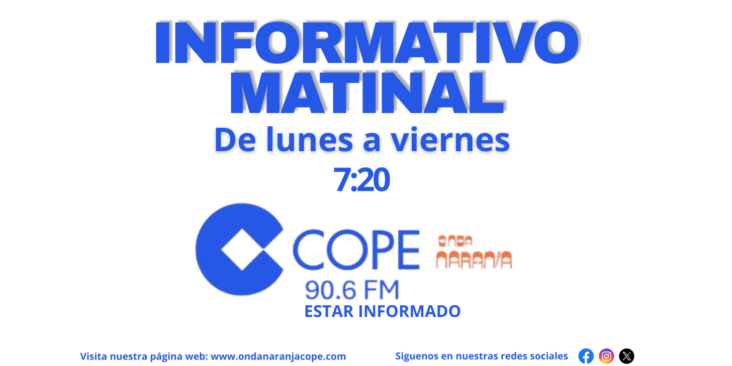 Jueves 21-05-2026 Informativo Cope 7:20