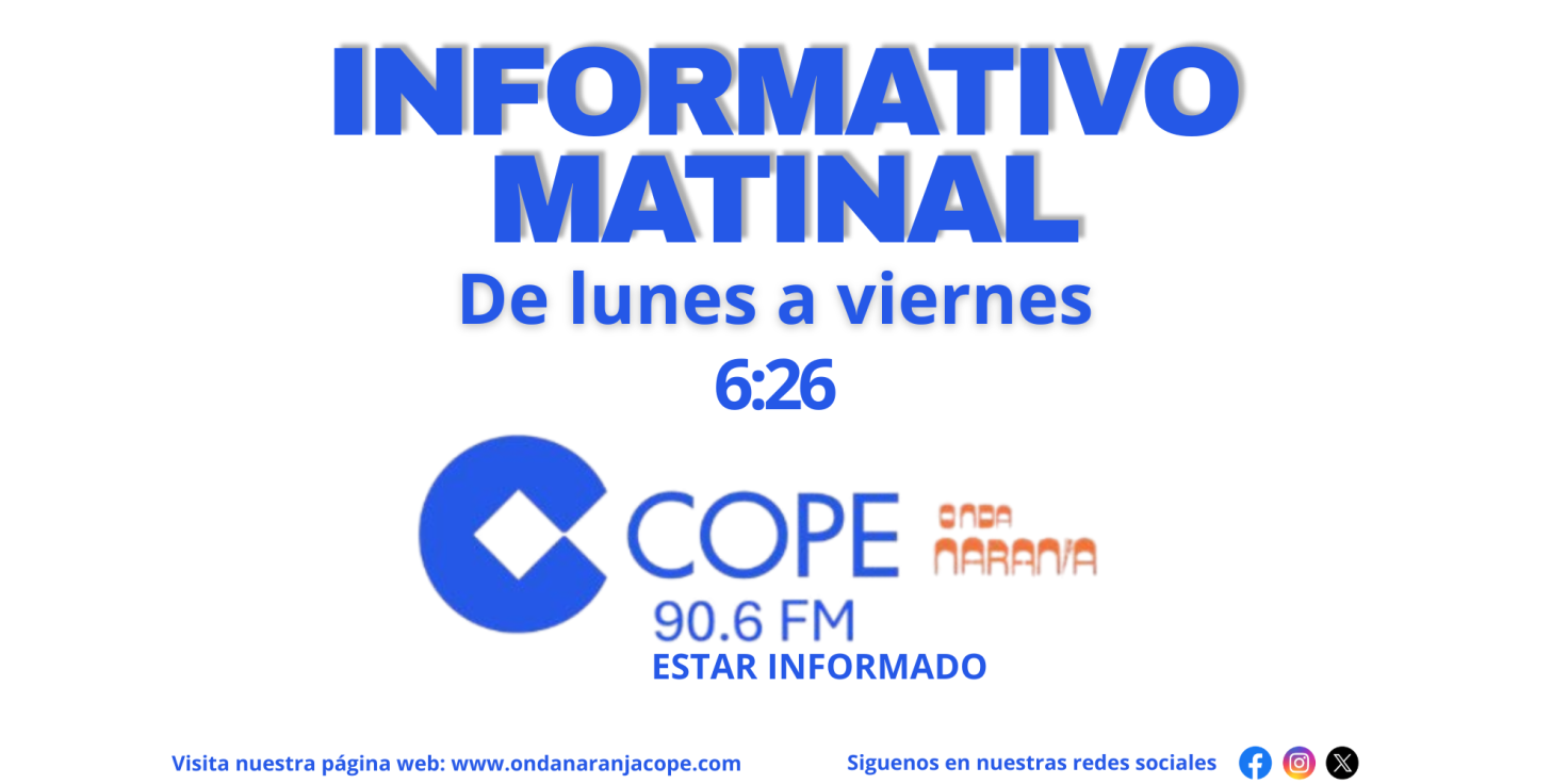 Viernes 22-05-2026 Informativo Cope 6:26