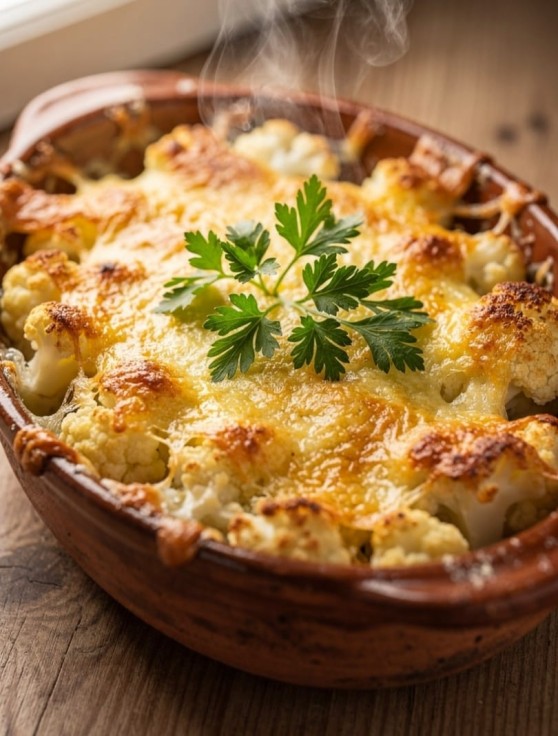 Coliflor con bechamel