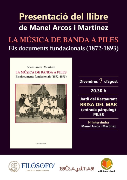 Manel Arcos presenta una investigación sobre la música de banda en Piles