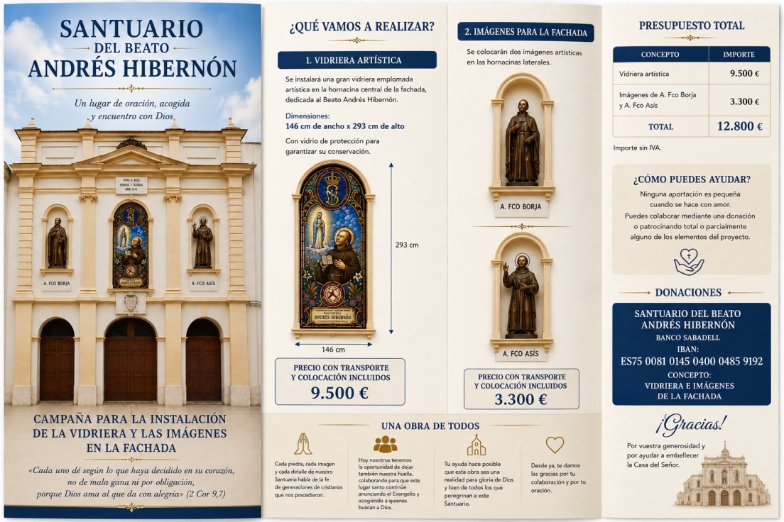 El Beato necesita colaboración para pagar sus nuevas vidrieras