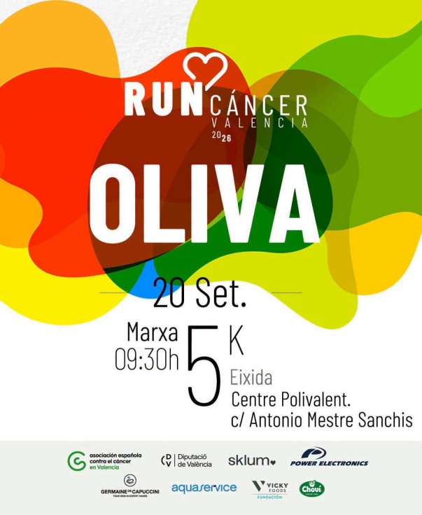 Oliva vive este domingo su Run Cáncer
