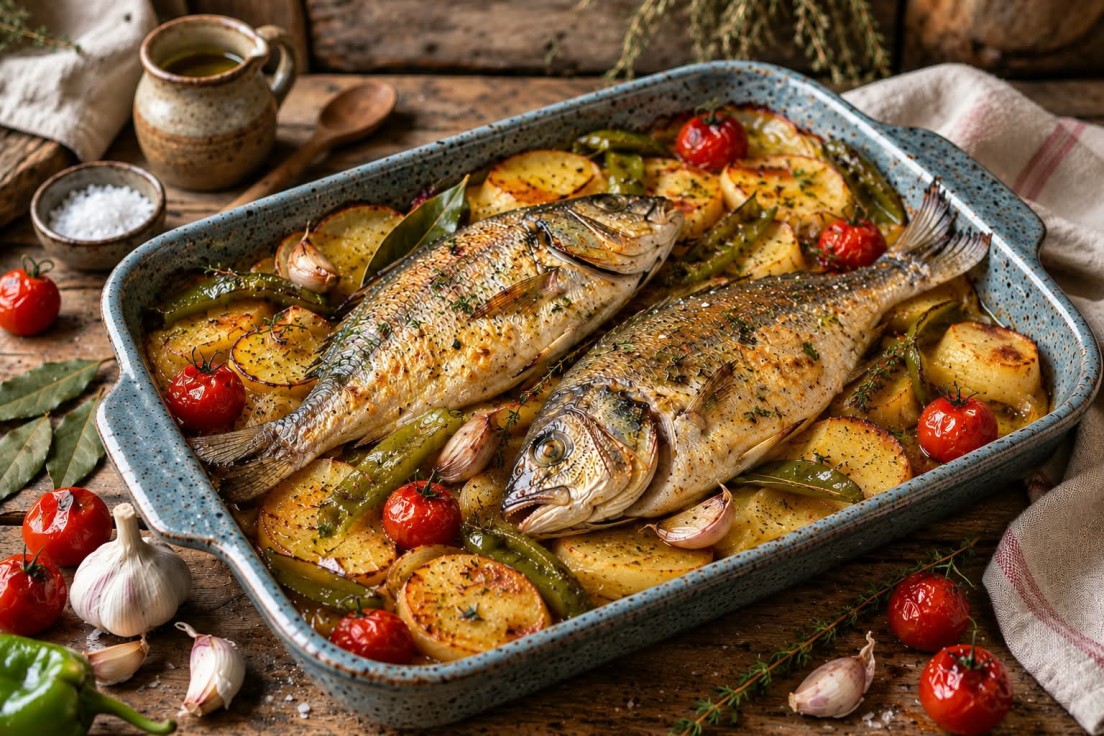 Doradas al horno