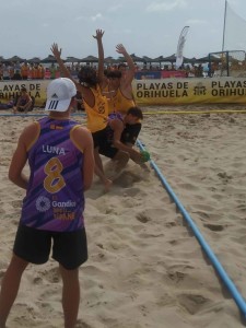 Gran actuación del CHP LLeons D'Arena Gandia en el campeonato de España de balonmano