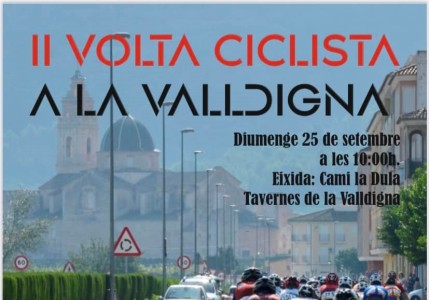 Tavernes acoge este domingo 25 de septiembre la II Vuelta Ciclista a la Valldigna