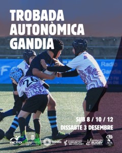 Gandia se convierte hoy en la capital autonómica del Rugby con 600 deportistas de las bases