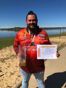 Rubén Padilla, de Oliva, subcampeón de pesca blackbass de la CV y tercero con la Selección Valenciana