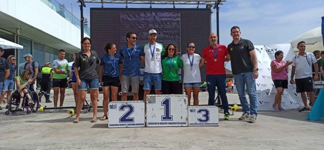 Natació i Esports Gandia: Pilar Martí campeona autonómica y Javier Seguí subcampeón en aguas abiertas