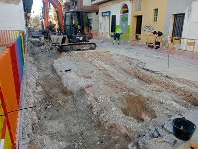 La Gandia andalusí aflora con motivo de las obras de Carmelites