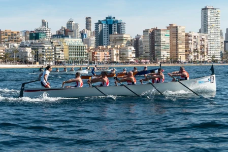 Los clubes de la Safor, protagonistas en la última regata de la Liga Suma en Benidorm