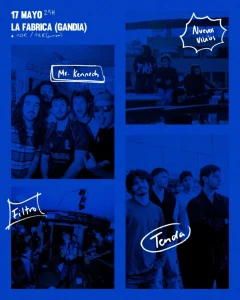 La Fábrica sede de u n concierto Indie este sábado