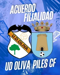 La U.D. Oliva y el Piles C.F. firman un acuerdo de afiliación para impulsar el fútbol comarcal
