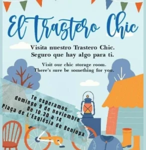Gandia se llena de encanto retro con el Trastero Chic, el mercadillo en el que los objetos reviven con estilo