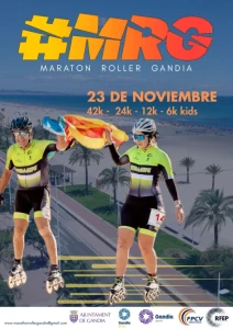 Gandia celebra este domingo una nueva edición de la Maratón Roller