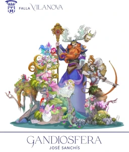 Se presentan en Gandia de forma conjunta los bocetos de las cuatro fallas de la Sección Especial