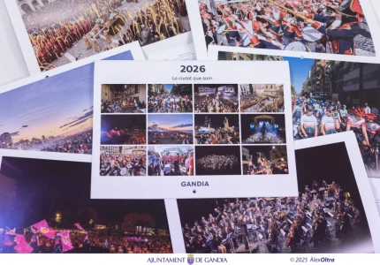 Gandia dedica el calendario municipal de 2026 a grandes celebraciones de la ciudad