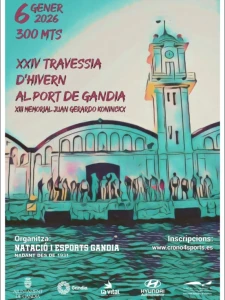 Gandia inaugura el calendario deportivo con la XXIV Travesía de Invierno al Puerto