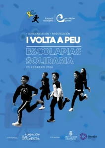 El Colegio Escolapias de Gandia organiza su primera carrera solidaria contra el cáncer infantil