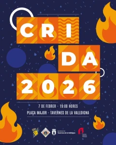 Tavernes comienza este sábado las Fallas 2026 con la 'Crida' y la cena de 'Germanor'