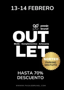 La III Feria Outlet del Pasaje Brunel de Gandia celebra San Valentín este fin de semana