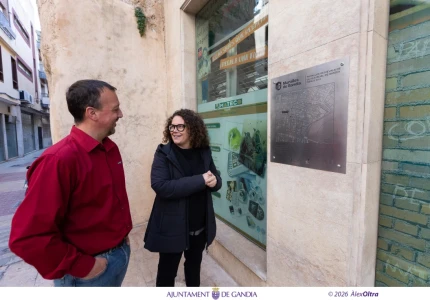 Gandia inicia un proyecto de señalización de las antiguas murallas de la ciudad