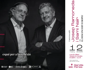 Josep Ramoneda y Sami Naïr protagonizan la VII edición de ‘Gandia Pensa’ el próximo 12 de marzo