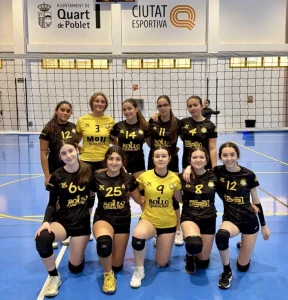 La cantera del CV Real de Gandia brilla pese a la derrota del primer equipo en Elche