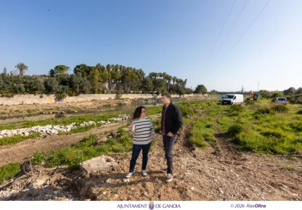 Gandia y la CHJ impulsan la segunda fase del proyecto de mejora del río Serpis